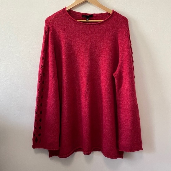 Lane Bryant Pink Gold Shimmery Soft Sweater size 18/20 - Picture 1 of 6